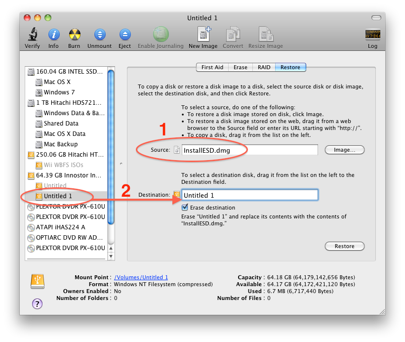 Create Usb Boot Drive For Mac Osx