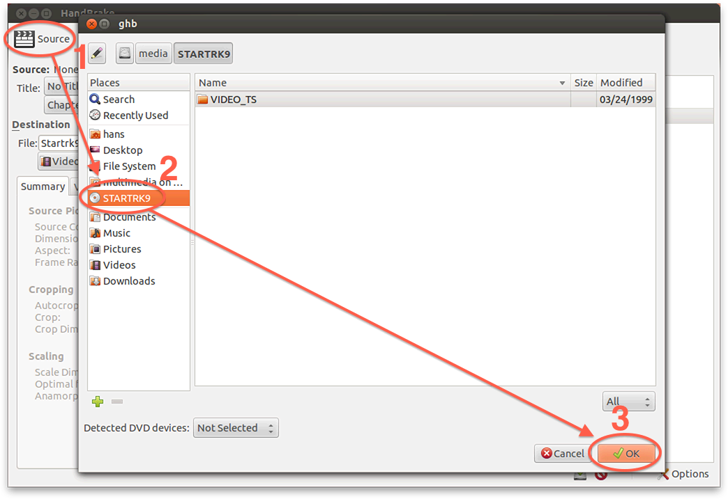Medio navegación Robar a Tweaking4All.com - Linux - HandBrake - Copy a DVD to MP4 or MKV file