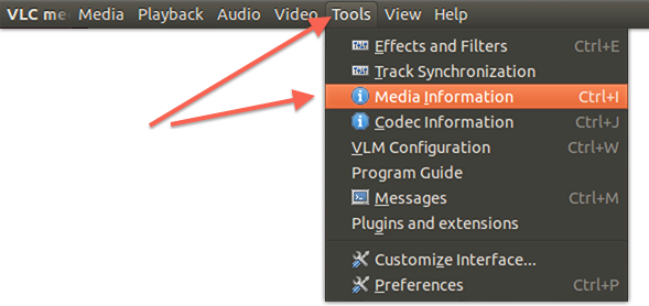 VLC - Access metadata