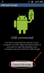 Enable Android as Storage for your computer
