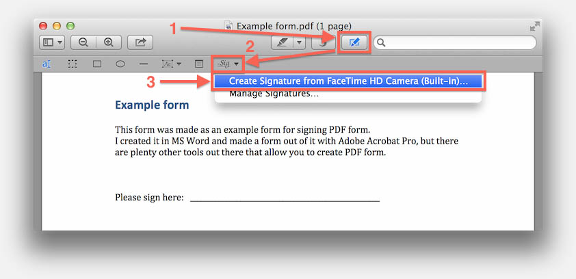 add signature jpg to pdf mac