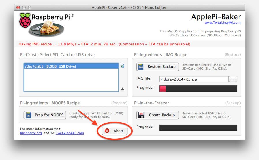 Tweaking4all Com Macos X Applepi Baker Prep Sd Cards For Img Or Noobs