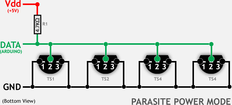 Wifi teplomer s ESP8266 v STA - AP móde