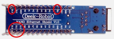 My eBay Ethernet module (Deek Robot Nano Ethershield)