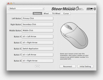 MacOS X - SteerMouse Setitings