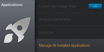 Amazon Fire TV - Manage All Installed Applications