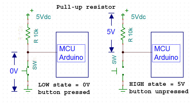 Arduino Pullup Resistor