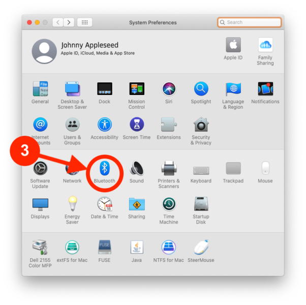 macOS - Open Bluetooth Settings