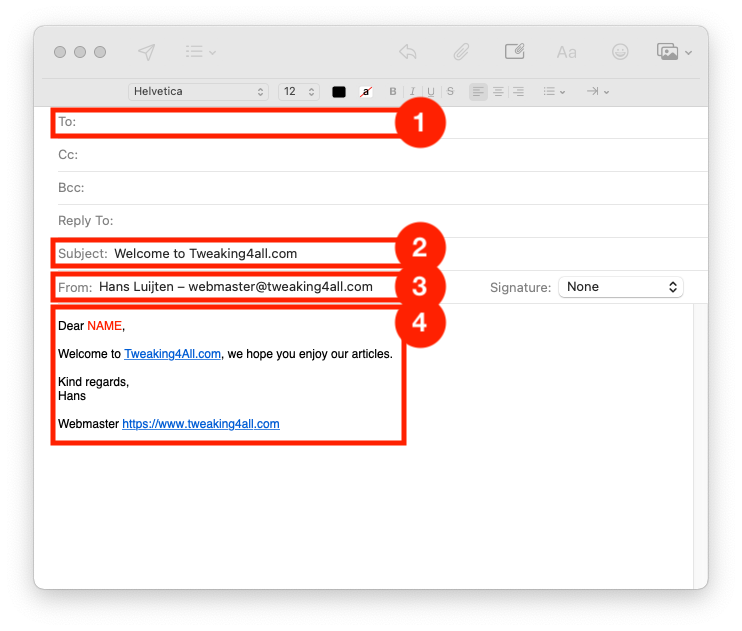 business email templates for mac mail